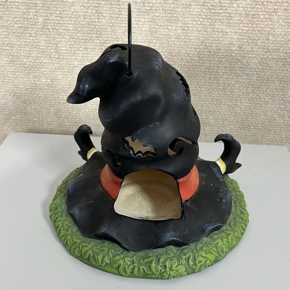 Kathy Hatch Witch Hat Candle Holder  Black Vintage Halloween 2002